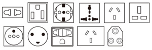 output receptacles